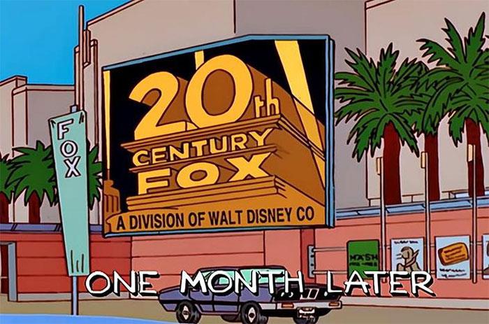 Los Simpson y Disney compra Fox