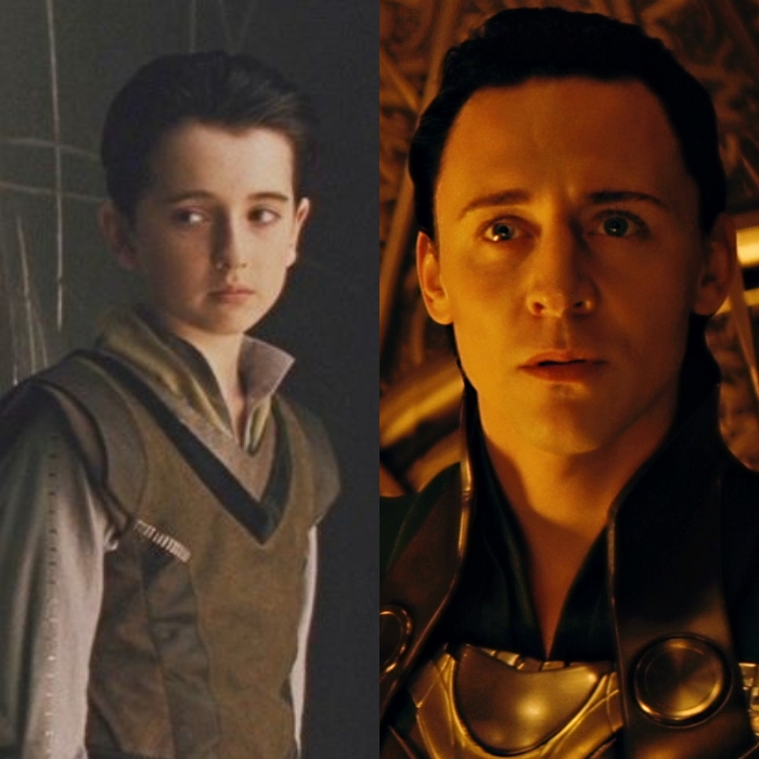 Ted Allpress interpreta la versión joven del actor Tom Hiddleston.