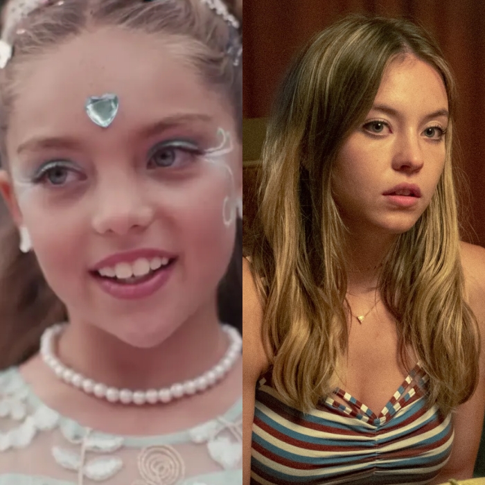 Kyra Adler interpreta la versión más joven de la actriz Sydney Sweeney