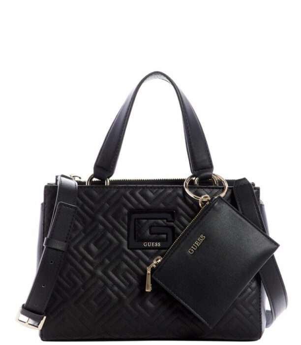 Bolso tipo satchel de Guess en color negro