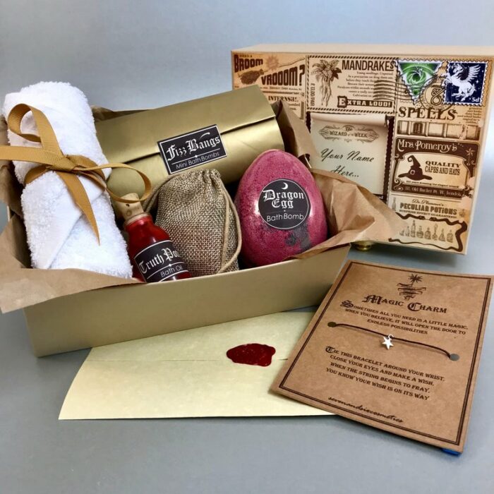 Set de burbujas de baño con forma de huevo de dragón inspirado en Harry Potter