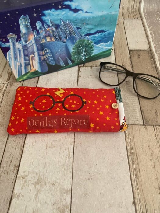 Protector de anteojos inspirado en Harry Potter