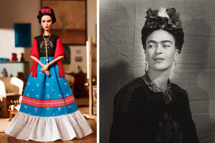Barbie de Frida Kahlo, artista