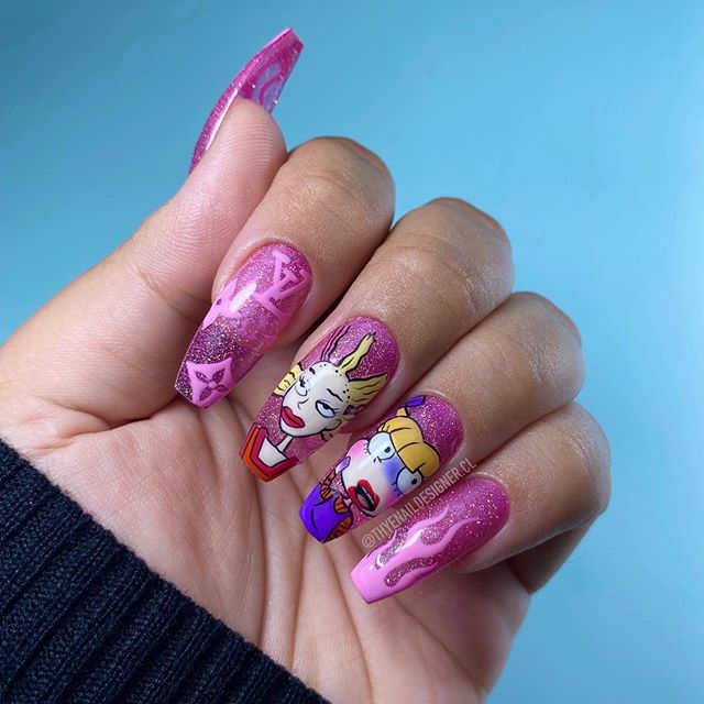 Uñas de Angélica de Rugrats