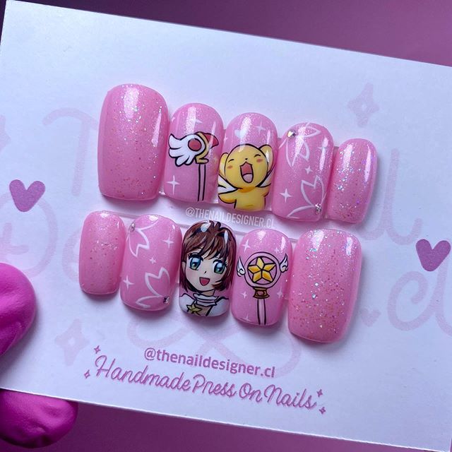 Uñas de Sakura Card Captor