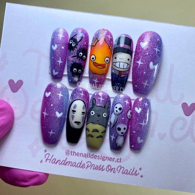 Uñas de Studio Ghibli