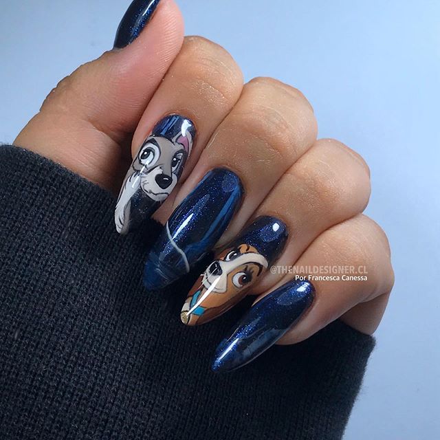 Uñas de La Dama y el Vagabundo