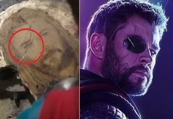 Escena de la película Thor: Ragnarok mostrando a Thor con su ojo herido