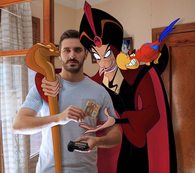 Samuel MB con Jafar