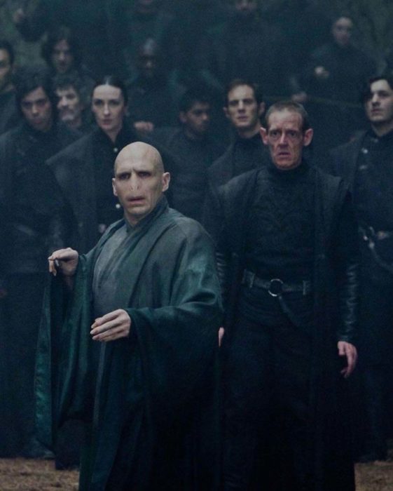 Túnica de Voldemort desgastada y en tonos grises 