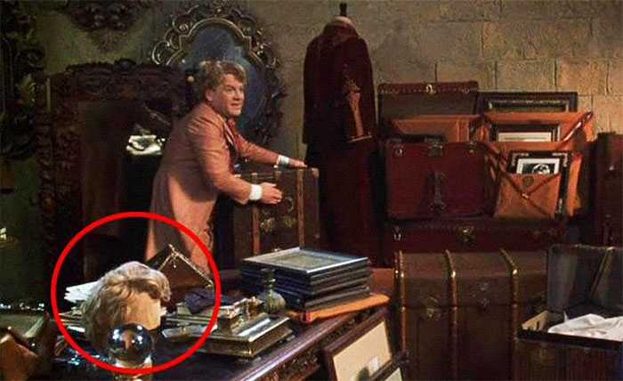Pelucas que Gilderoy Lockhart usaba en las películas de Harry Potter 