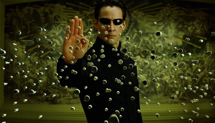 escena de la nueva película 2021 the matrix 4