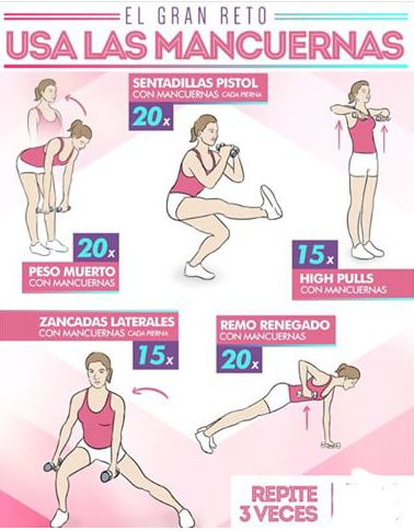 Guía de ejercicio para brazos; 13 Sencillas rutinas para cumplir tu propósito de Año Nuevo de una vez por todas