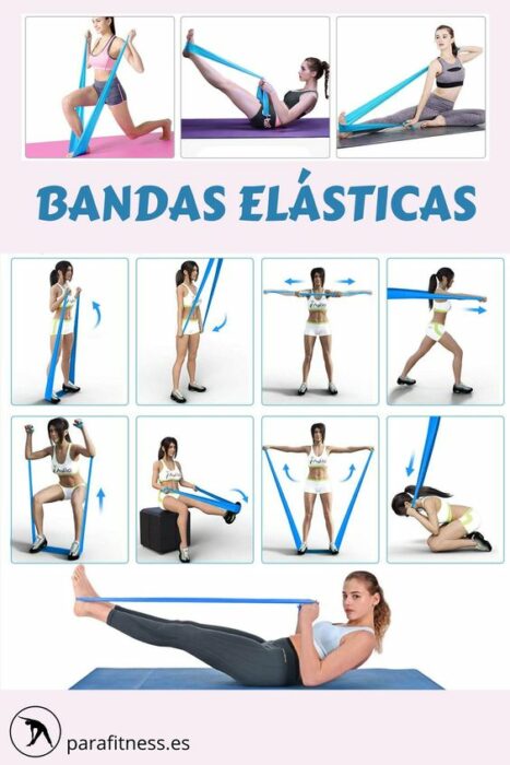 Guía con ejercicios de banda elástica; 13 Sencillas rutinas para cumplir tu propósito de Año Nuevo de una vez por todas