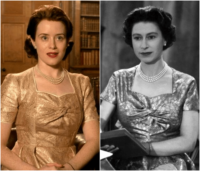 Claire Foy como Reina Isabel II de Inglaterra