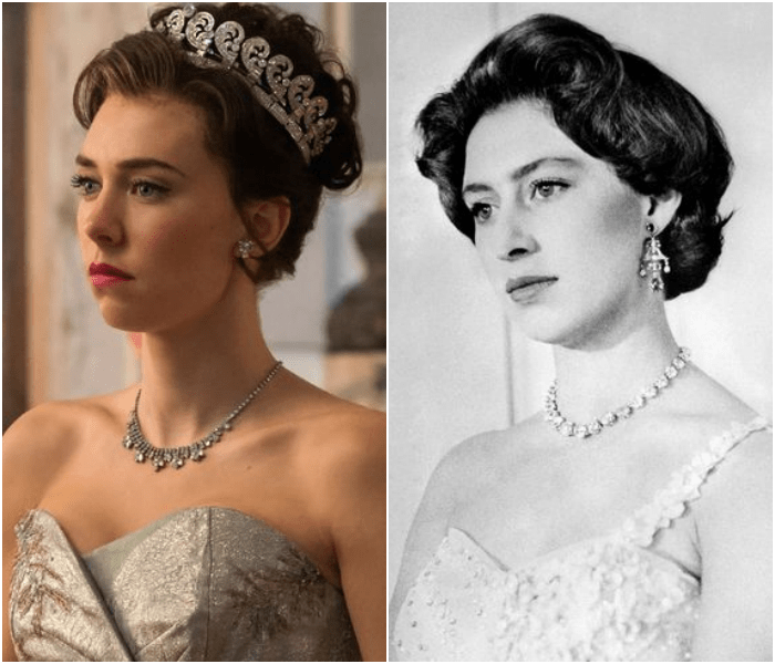 Vanessa Kirby como la princesa Margarita de Inglaterra