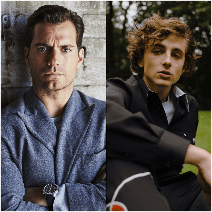 henry cavill y timothée chalamet