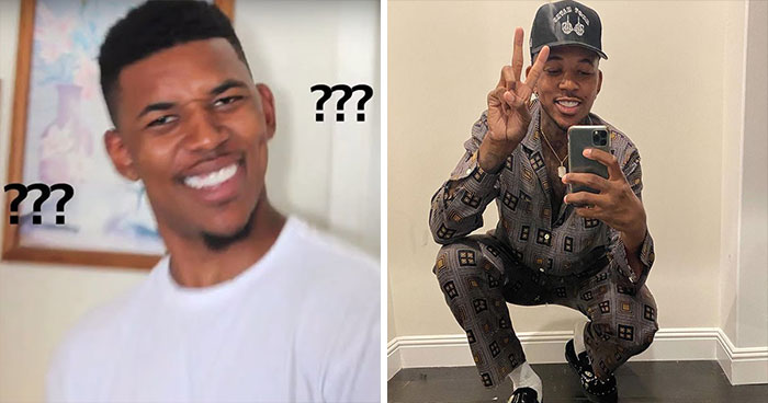 Antes y después del chico que protagoniza el meme de confusión