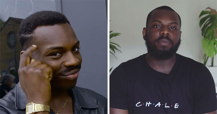 Antes y después del protagonista del meme