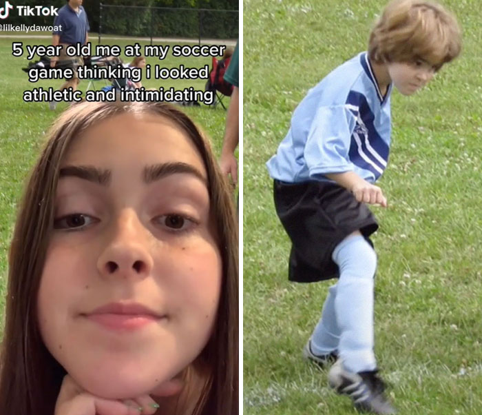 Chica comparte sus fotos de la infancia cuando jugaba futbol 