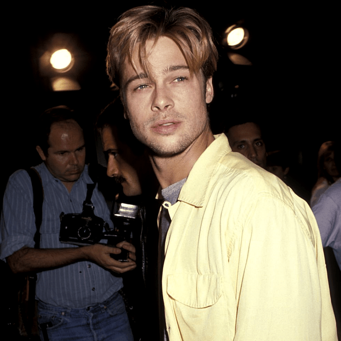 Brad Pitt de joven en 1991