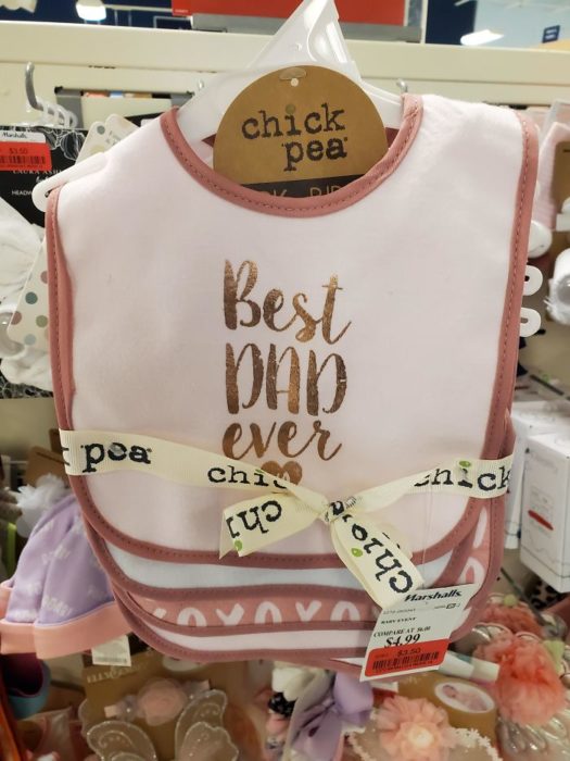 Babero con el texto 'el mejor papá del mundo'