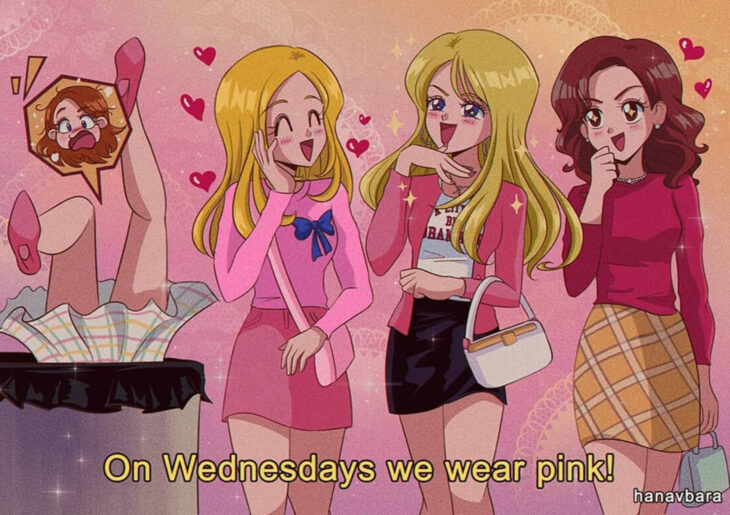 Artista hanavbara ilustra personajes al estilo de Sailor Moon; Chicas pesadas