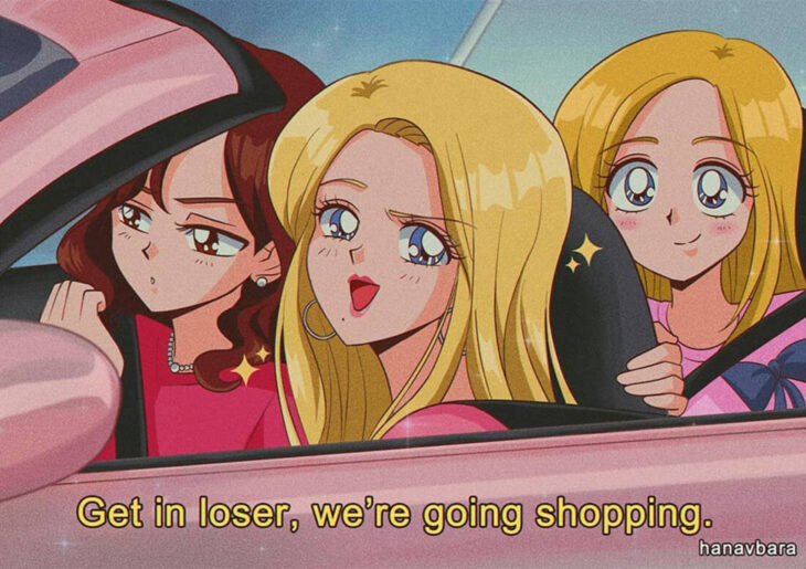 Artista hanavbara ilustra personajes al estilo de Sailor Moon; Chicas pesadas