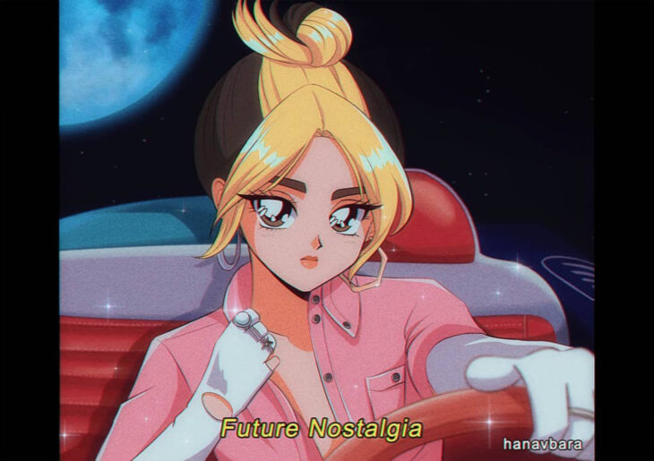 Artista hanavbara ilustra personajes al estilo de Sailor Moon; Dua Lipa