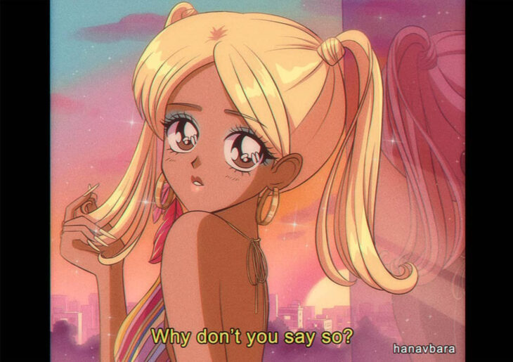 Artista hanavbara ilustra personajes al estilo de Sailor Moon; Doja Cat
