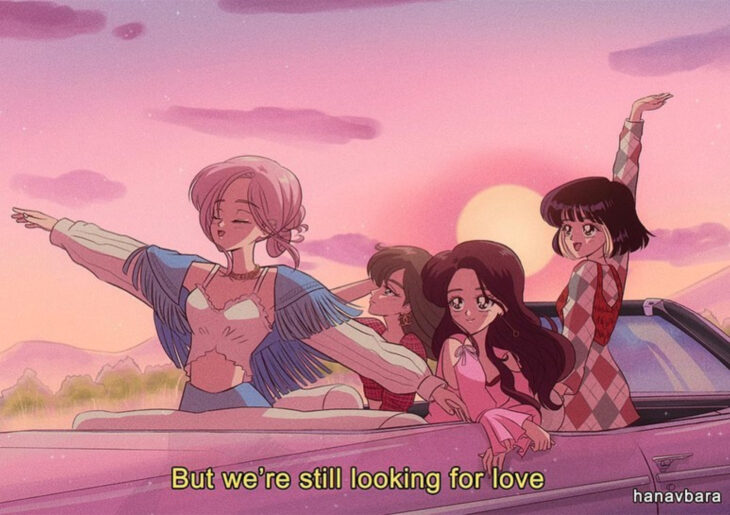 Artista hanavbara ilustra personajes al estilo de Sailor Moon; Blackpink