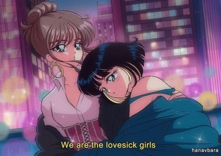 Artista hanavbara ilustra personajes al estilo de Sailor Moon; Blackpink