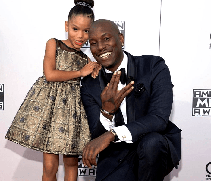 Tyrese Gibson y su hija
