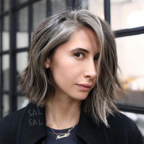 Peinados para cabellos con canas