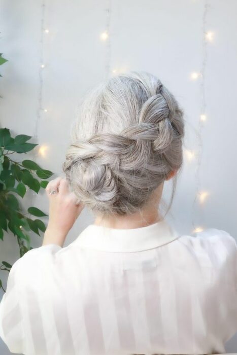 Peinados para cabellos con canas