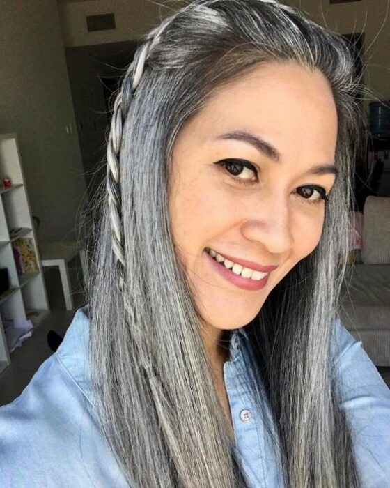 Peinados para cabellos con canas