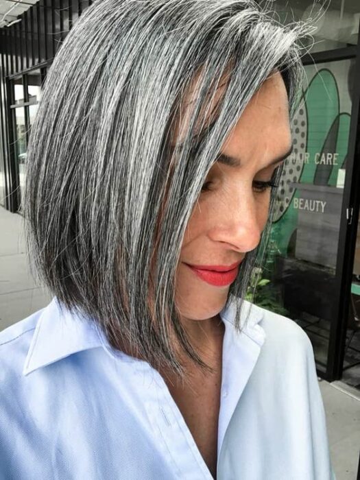 Peinados para cabellos con canas