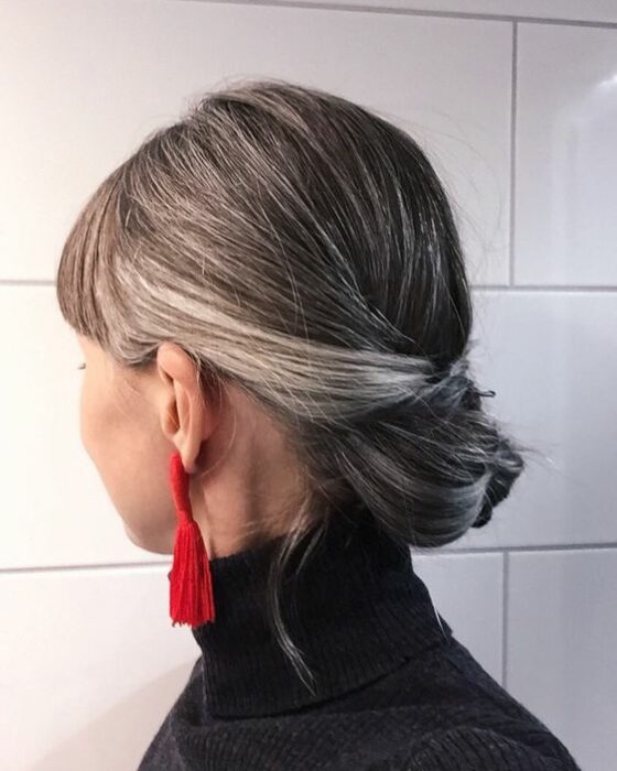 Peinados para cabellos con canas