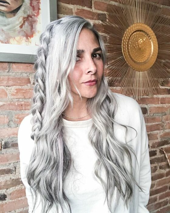 Peinados para cabellos con canas