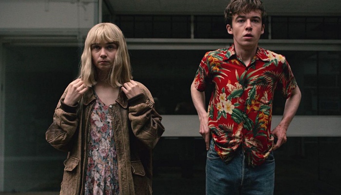 escena de la serie de netflix the end of the fucking world
