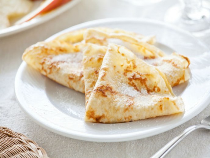 crepas dulces bañadas en salsa de tequila; recetas con crepas