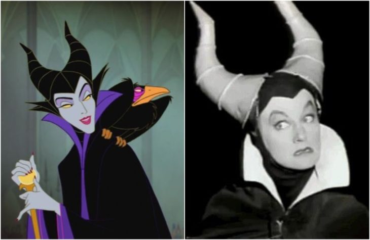 Maléfica, villana Disney de la película La bella durmiente, Inspirada en la actriz Eleanor Audley