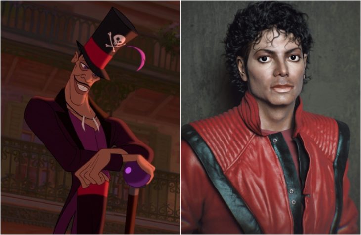 Dr. Facilier, villano de la película de Disney La princesa y el sapo, Inspirado en el cantante Michael Jackson