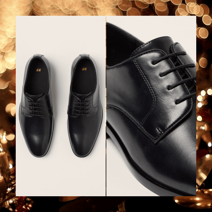 zapatos negros de vestir para hombre