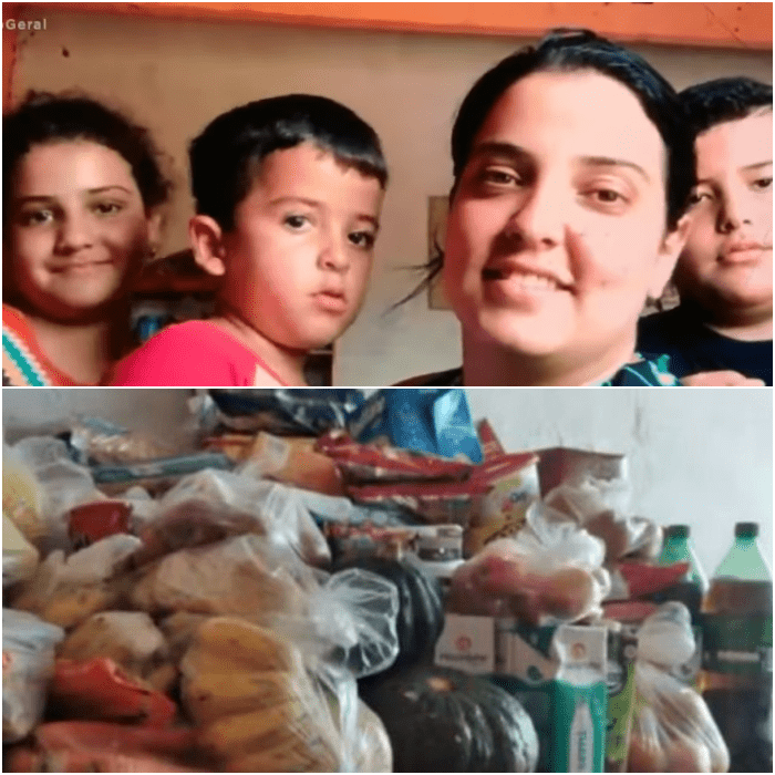 Emanuelly y su familia