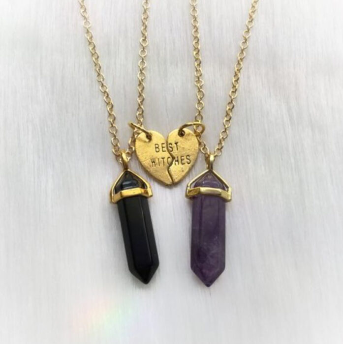 Collar de la amistad con un cuarzo como dije