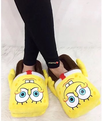 Pantuflas de Bob Esponja