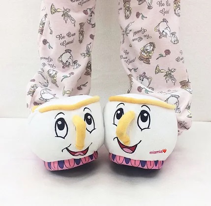 Pantuflas de la tacita Chip