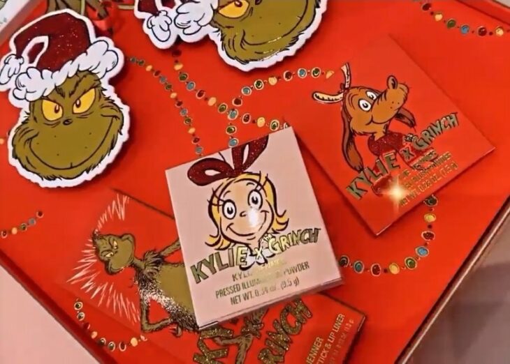 Rubor e iluminador de la colección 'Kylie x The Grinch'