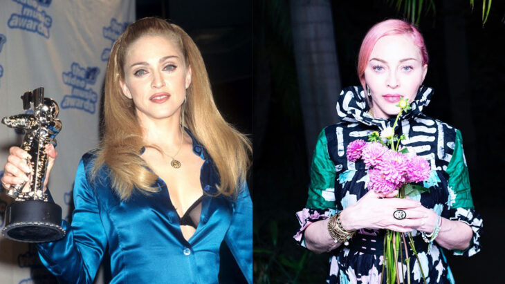 Comparación de Madonna en 1995 vs actualmente